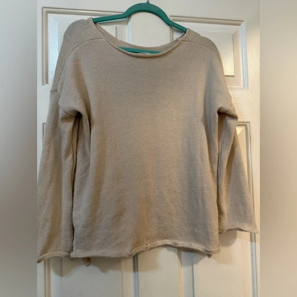 Champagne Please Beige Sweater - Picture 4 of 4